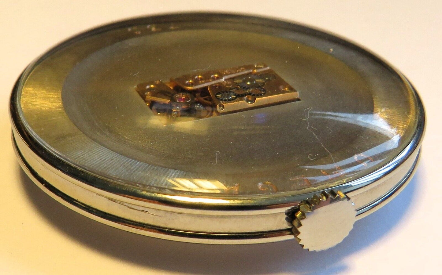 Omega seltenstes Unikat Kaliber 730 Schauwerk Demo Schul Uhr funktionstüchtig - Sammler - Uhren