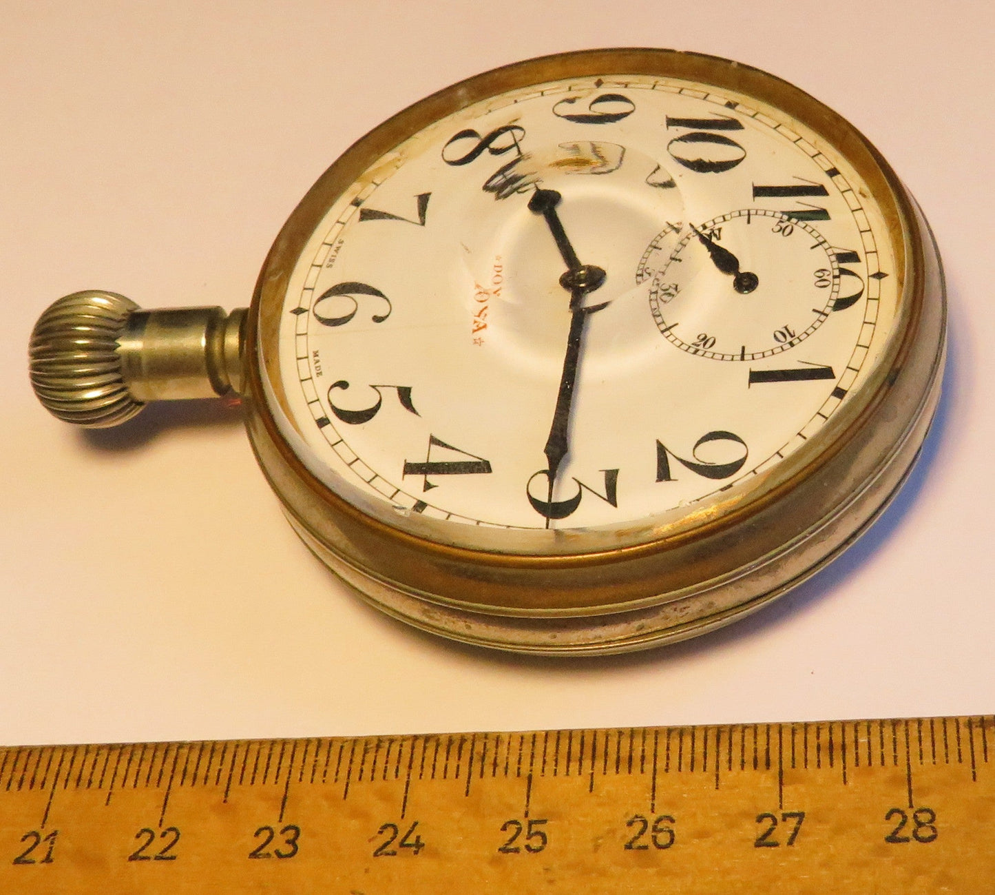 Orig. Doxa Borduhr Zeppelin Luftschiff kaiserliche Fliegertruppe JASTA WW Wk1 - Sammler - Uhren