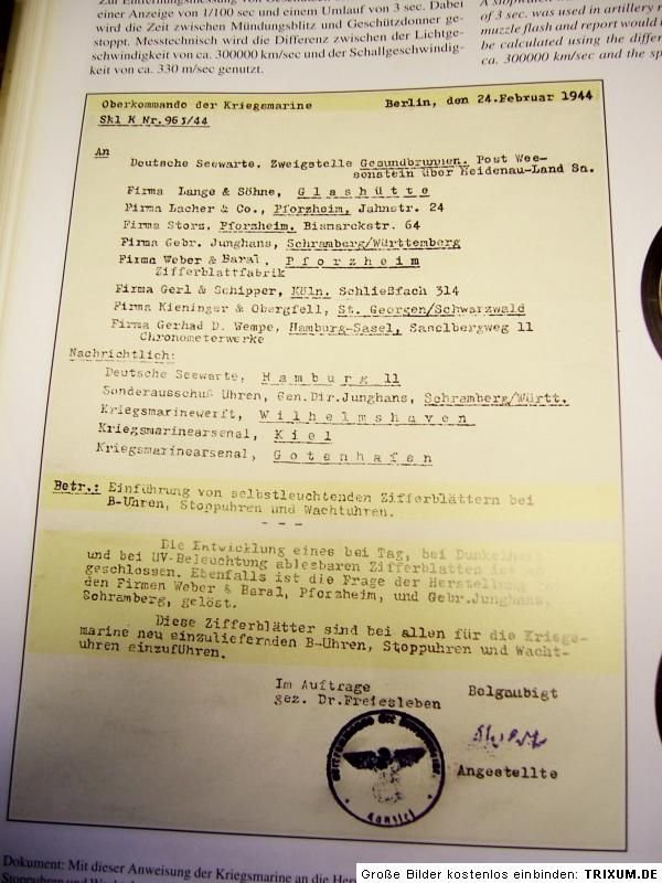 Orig. Excelsior Park seltene U - Boot Torpedo Laufzeit Artillerie Stoppuhr WW2 - Sammler - Uhren