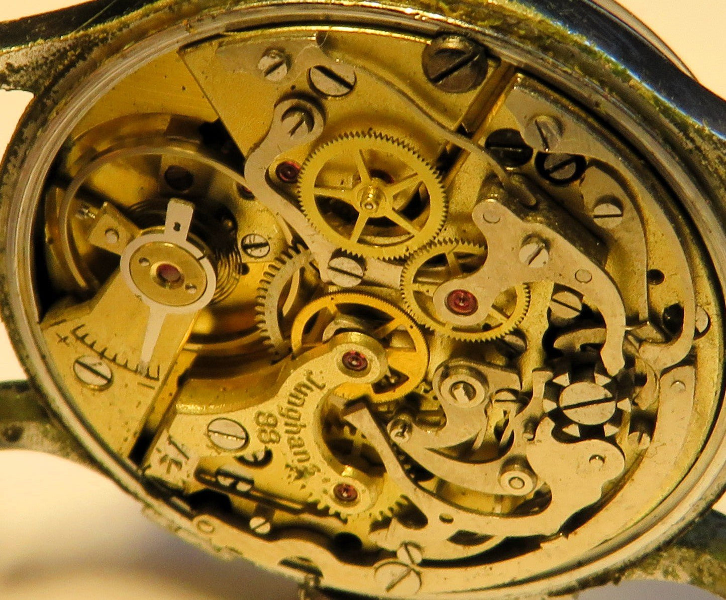 Orig. Junghans J88 früher Schaltrad / Flieger Chronograph ca. 1950 - Bundeswehr - Sammler - Uhren