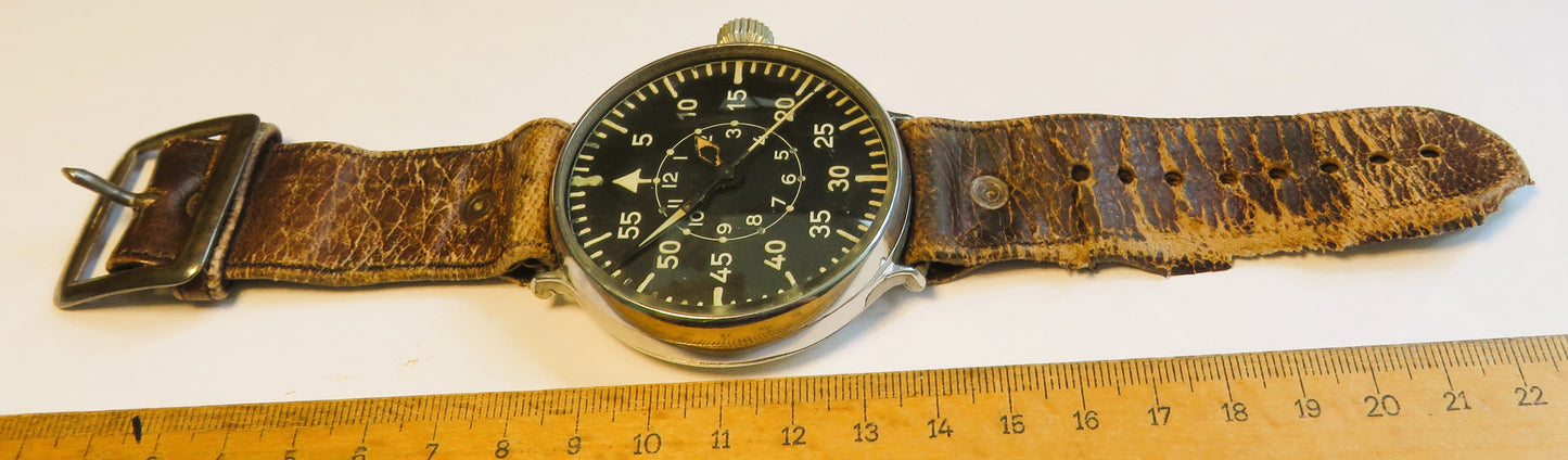 Orig. Lange & Söhne Fliegeruhr B - Uhr Beobachtungsuhr Reichs Luftwaffe WK 2 - Sammler - Uhren