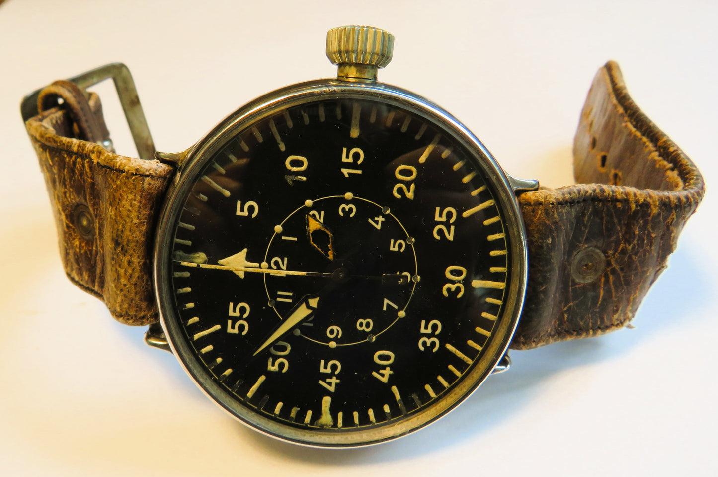 Orig. Lange & Söhne Fliegeruhr B - Uhr Beobachtungsuhr Reichs Luftwaffe WK 2 - Sammler - Uhren