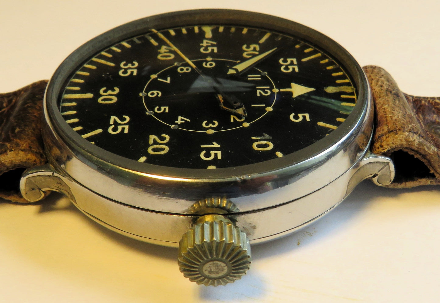 Orig. Lange & Söhne Fliegeruhr B - Uhr Beobachtungsuhr Reichs Luftwaffe WK 2 - Sammler - Uhren
