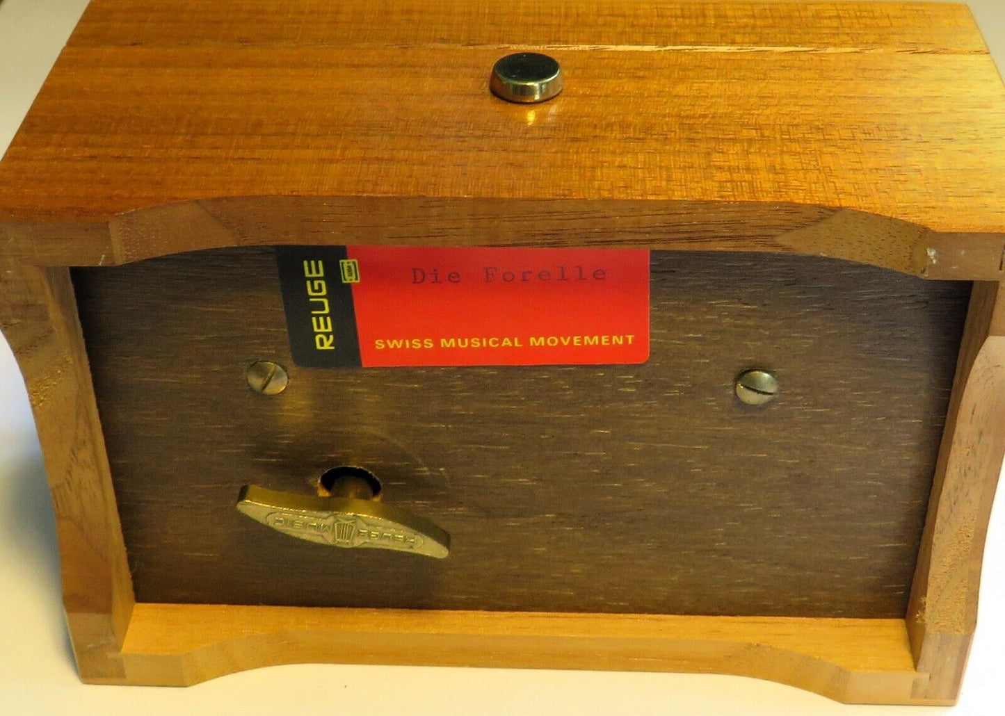 Original Reuge Walzenspieluhr "die Forelle" Musik Walzen Spielwerk funktioniert - Sammler - Uhren