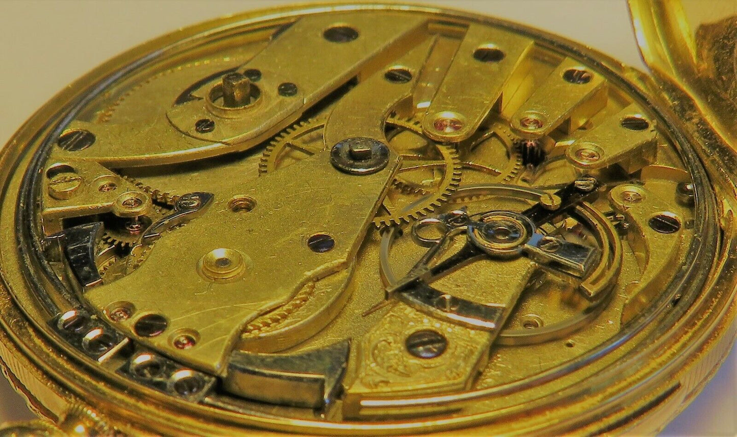 Patek Czapek Philippe U n i k a t Viertel Repetition Taschenuhr 1840 Parachute - Sammler - Uhren