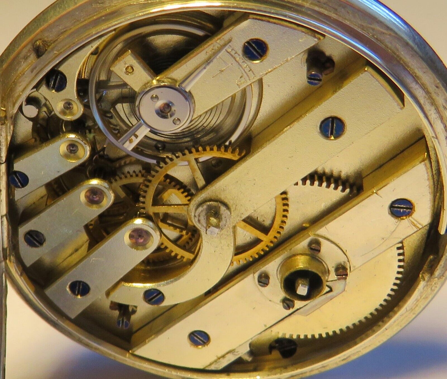 Patek Philippe & Co Cie Geneve Lepine massiv Silber Taschenuhr ca. 1860 - Sammler - Uhren