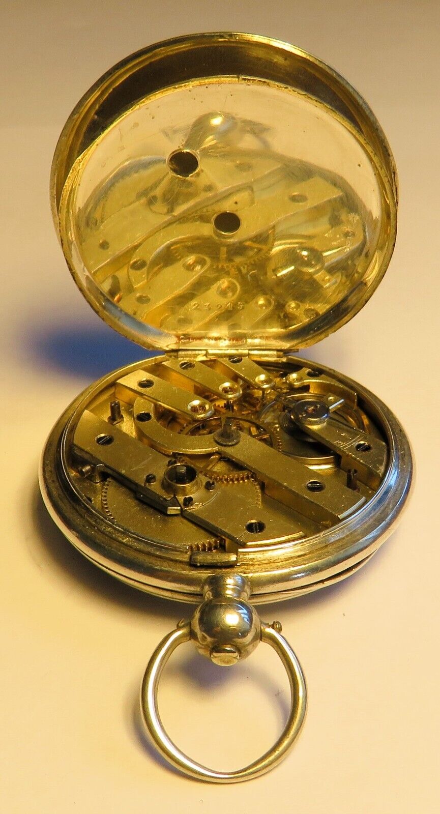 Patek Philippe & Co Cie Geneve Lepine massiv Silber Taschenuhr ca. 1860 - Sammler - Uhren