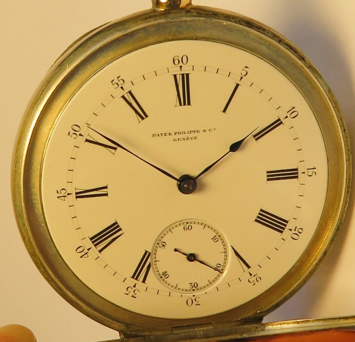 Patek Philippe & Co Geneve frühe 0,800 Silber Herren TU ca. 1870 Wolfsverzahnung - Sammler - Uhren