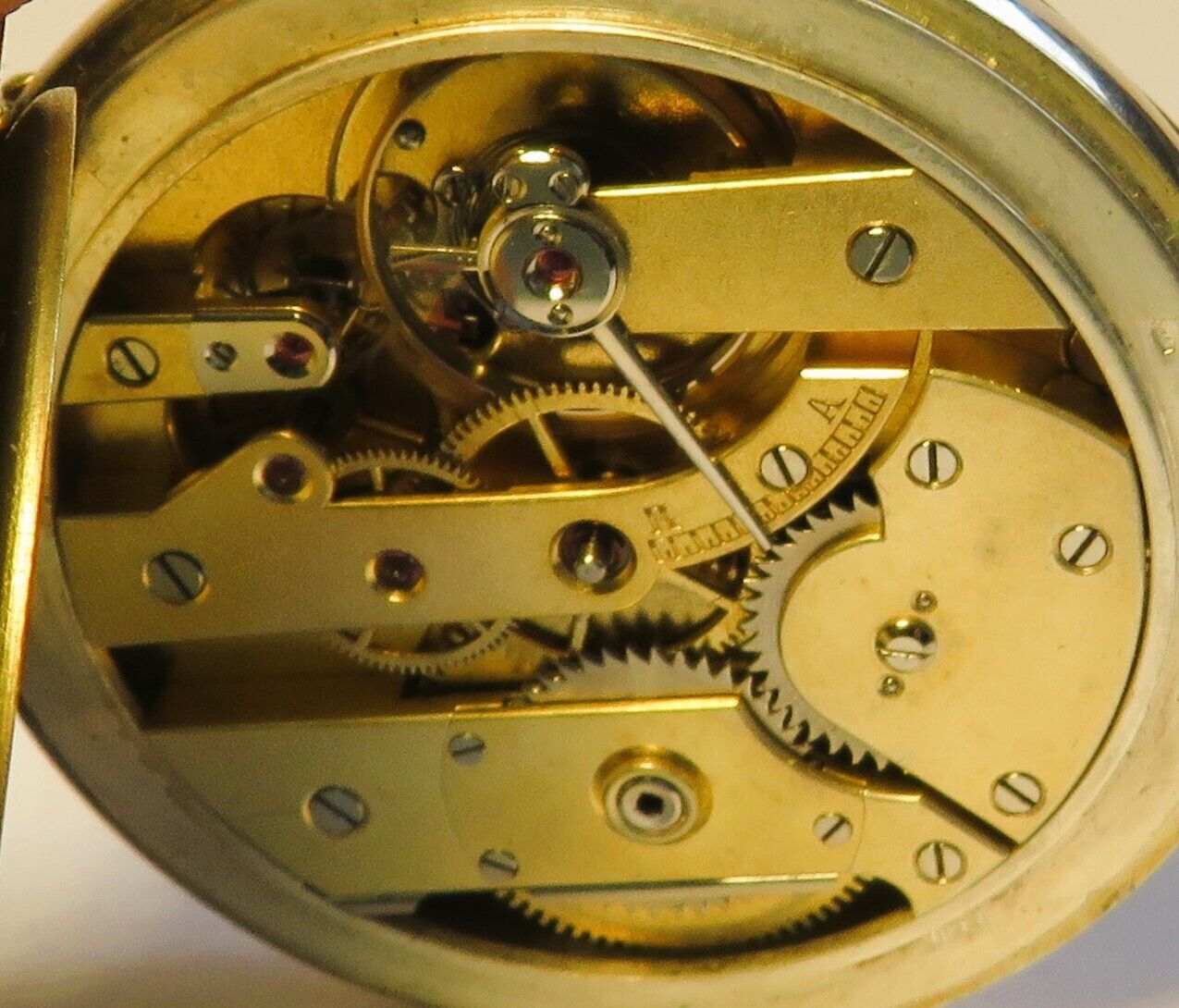 Patek Philippe & Co Geneve frühe 0,800 Silber Herren TU ca. 1870 Wolfsverzahnung - Sammler - Uhren