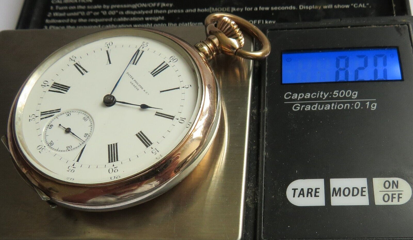 Patek Philippe & Co Geneve frühe 0,800 Silber Herren TU ca. 1870 Wolfsverzahnung - Sammler - Uhren