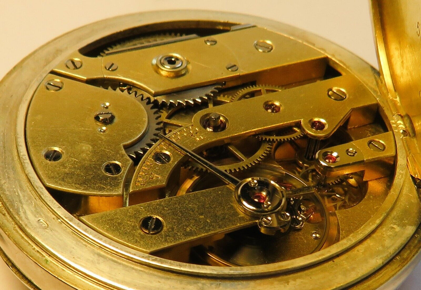 Patek Philippe & Co Geneve frühe 0,800 Silber Herren TU ca. 1870 Wolfsverzahnung - Sammler - Uhren