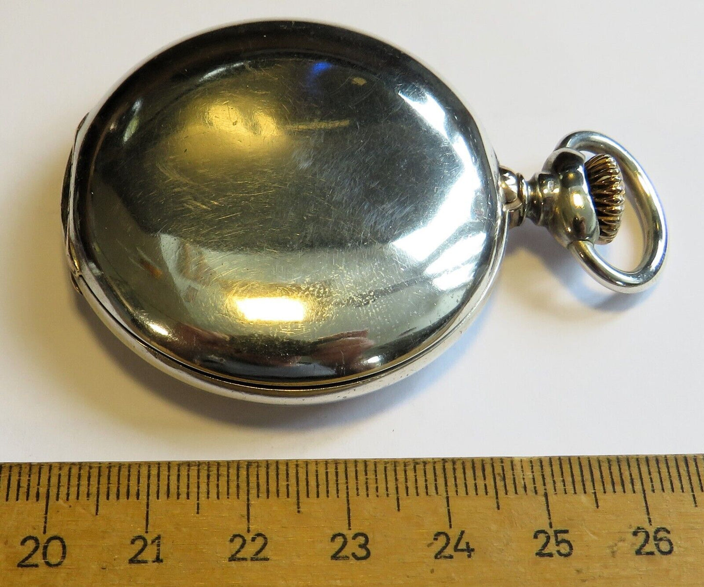 Patek Philippe & Co Geneve massiv Silber Taschenuhr ca. 1908 früher Kronenaufzug - Sammler - Uhren
