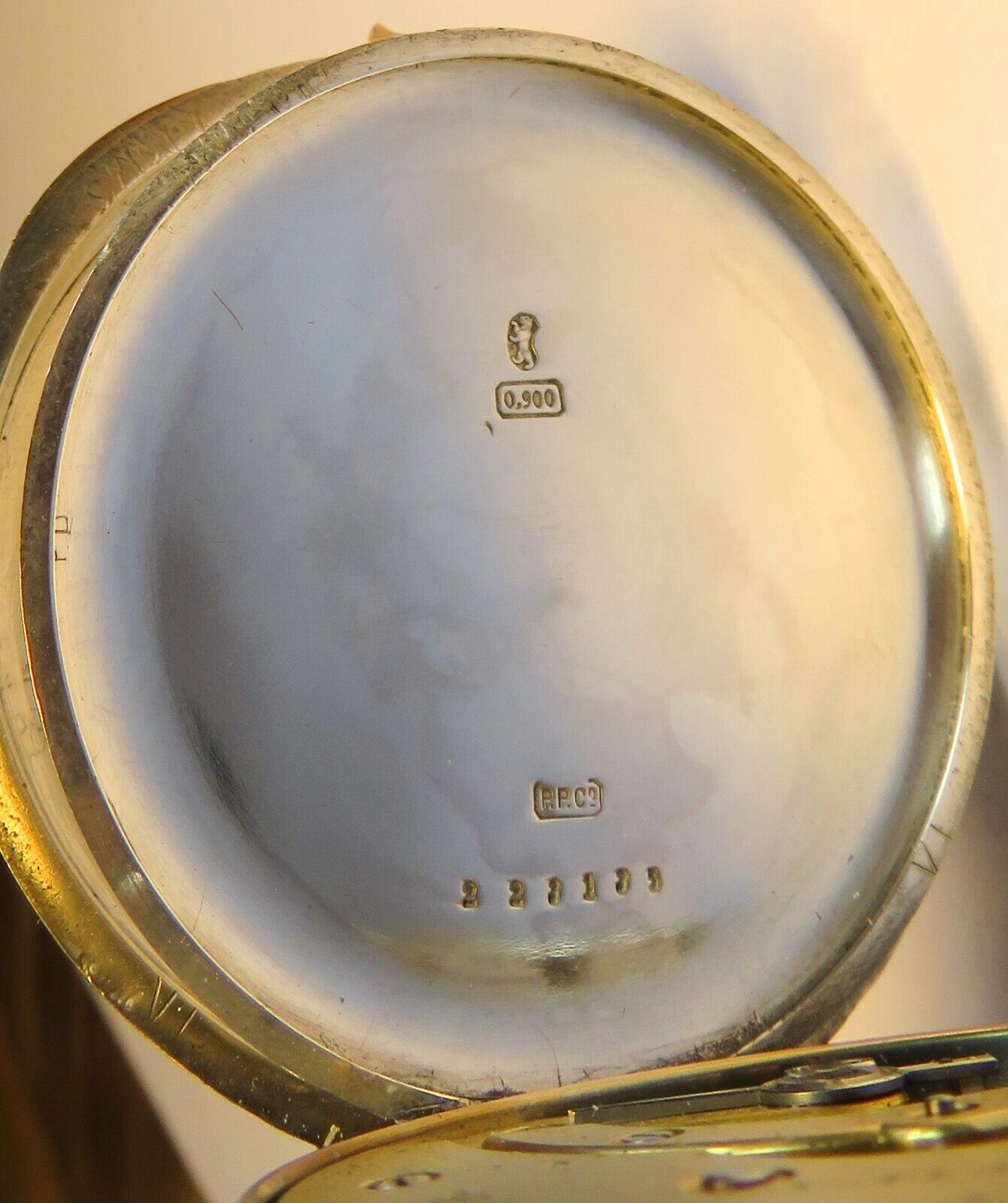 Patek Philippe & Co Geneve massiv Silber Taschenuhr ca. 1908 früher Kronenaufzug - Sammler - Uhren