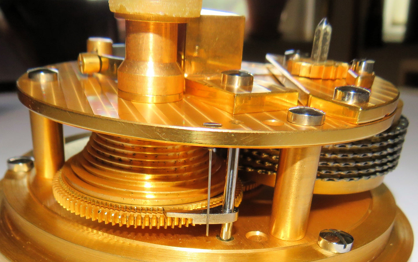 Poljot Kirowa Schiffs Marine Chronometer orig. Mahagoni Case - Sammler - Uhren