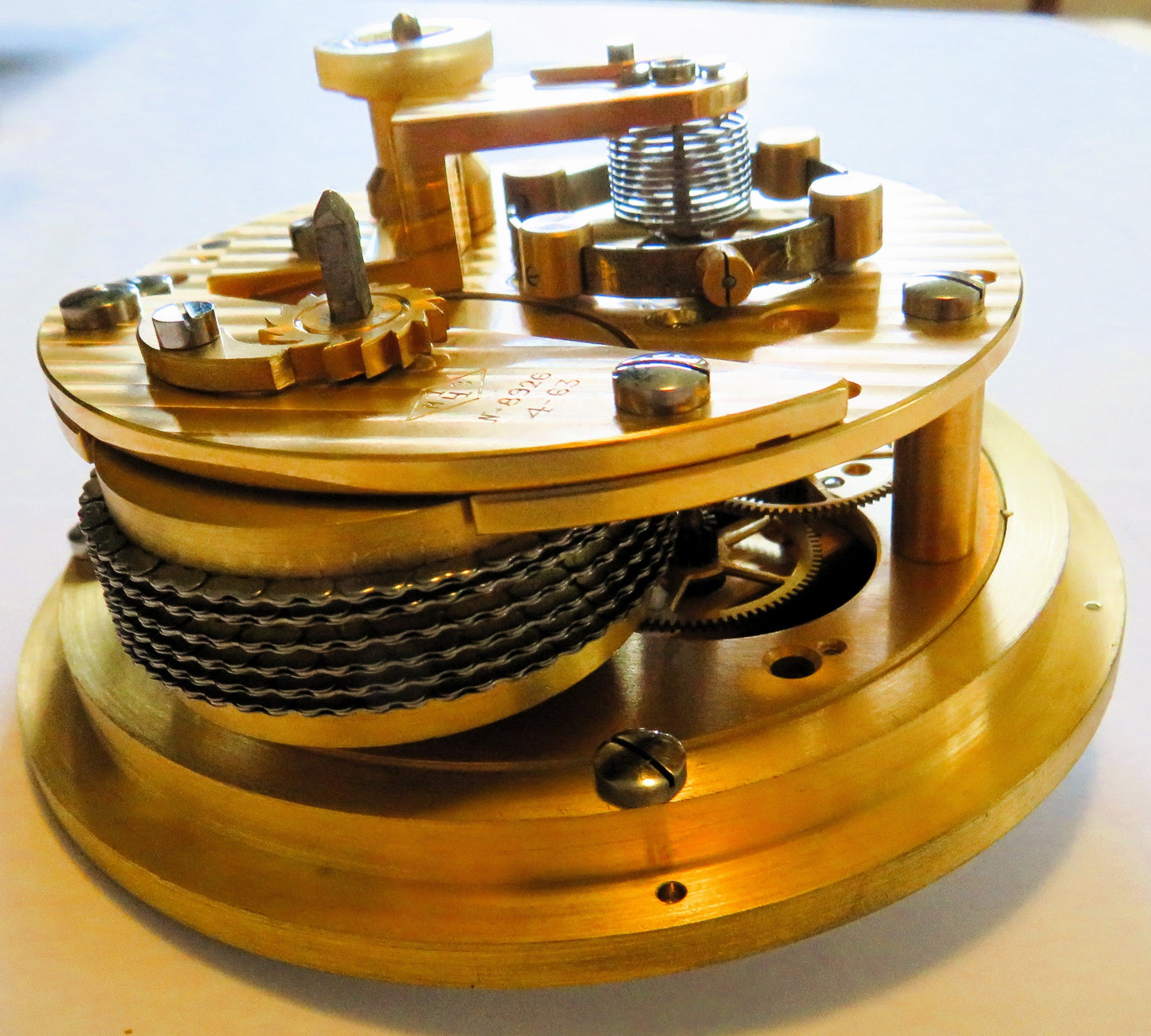 Poljot Kirowa Schiffs Marine Chronometer orig. Mahagoni Case - Sammler - Uhren