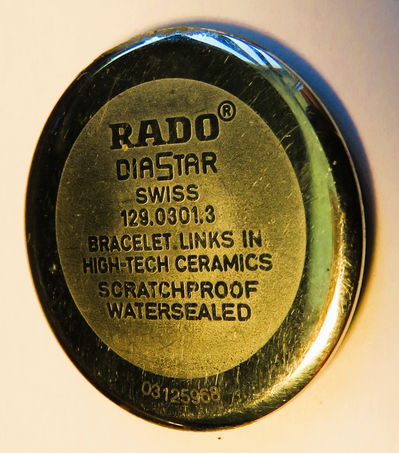 Rado Diastar Ceramica Diamond HAU unisex Stahl Gold Quarz Fullset OVP Papiere - Sammler - Uhren