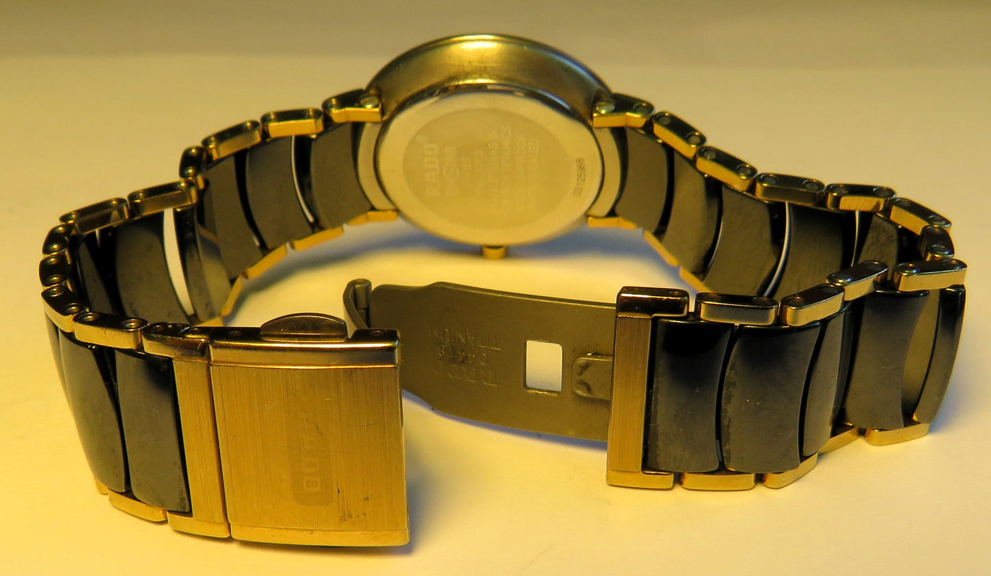 Rado Diastar Ceramica Diamond HAU unisex Stahl Gold Quarz Fullset OVP Papiere - Sammler - Uhren