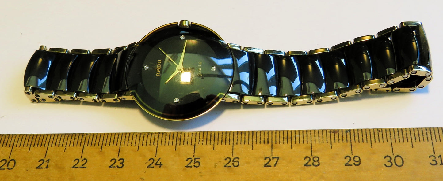 Rado Diastar Ceramica Diamond HAU unisex Stahl Gold Quarz Fullset OVP Papiere - Sammler - Uhren