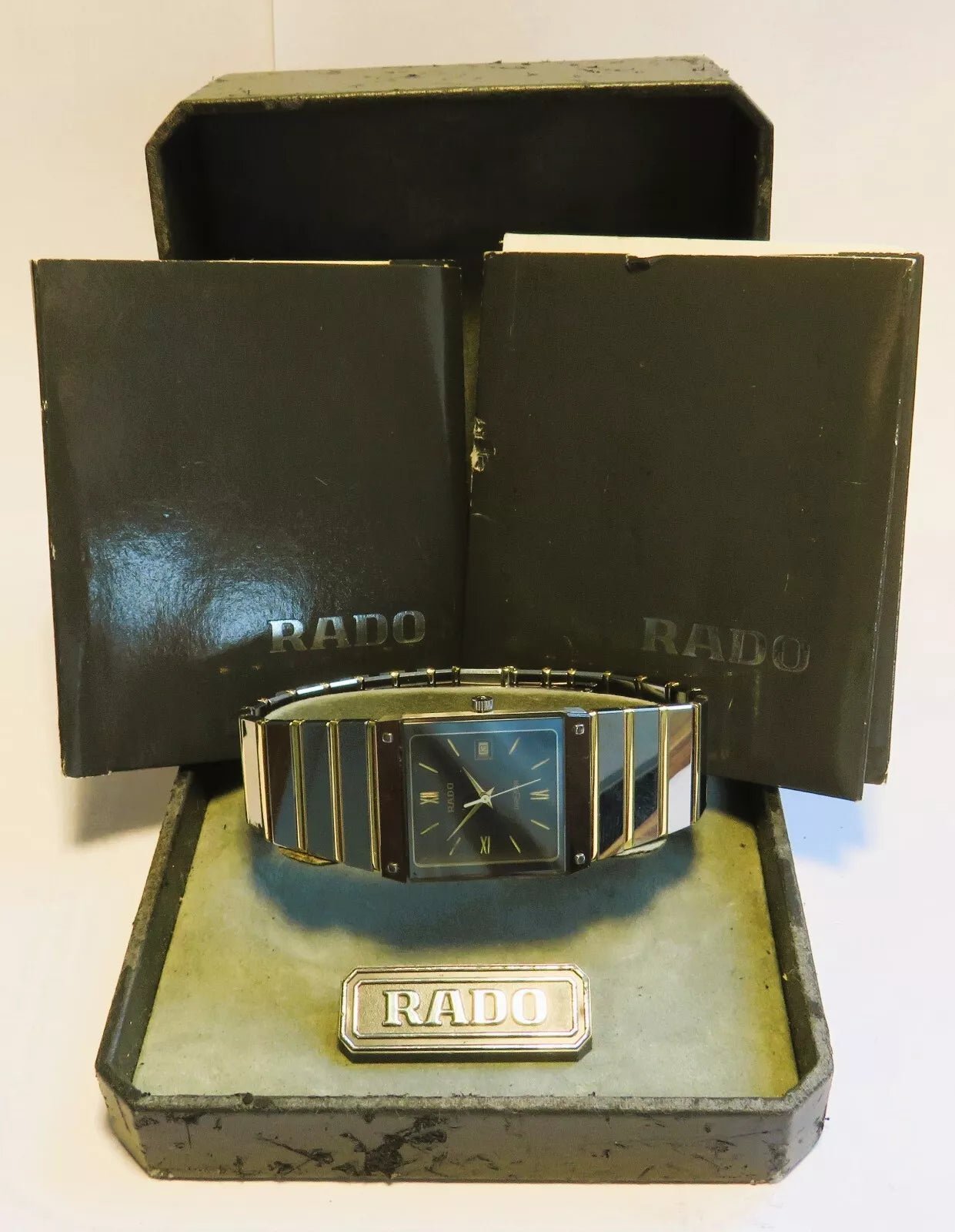 Rado Diastar Ceramica HAU Stahl Gold Quarz Fullset OVP 1.100, - Euro Goldwert - Sammler - Uhren