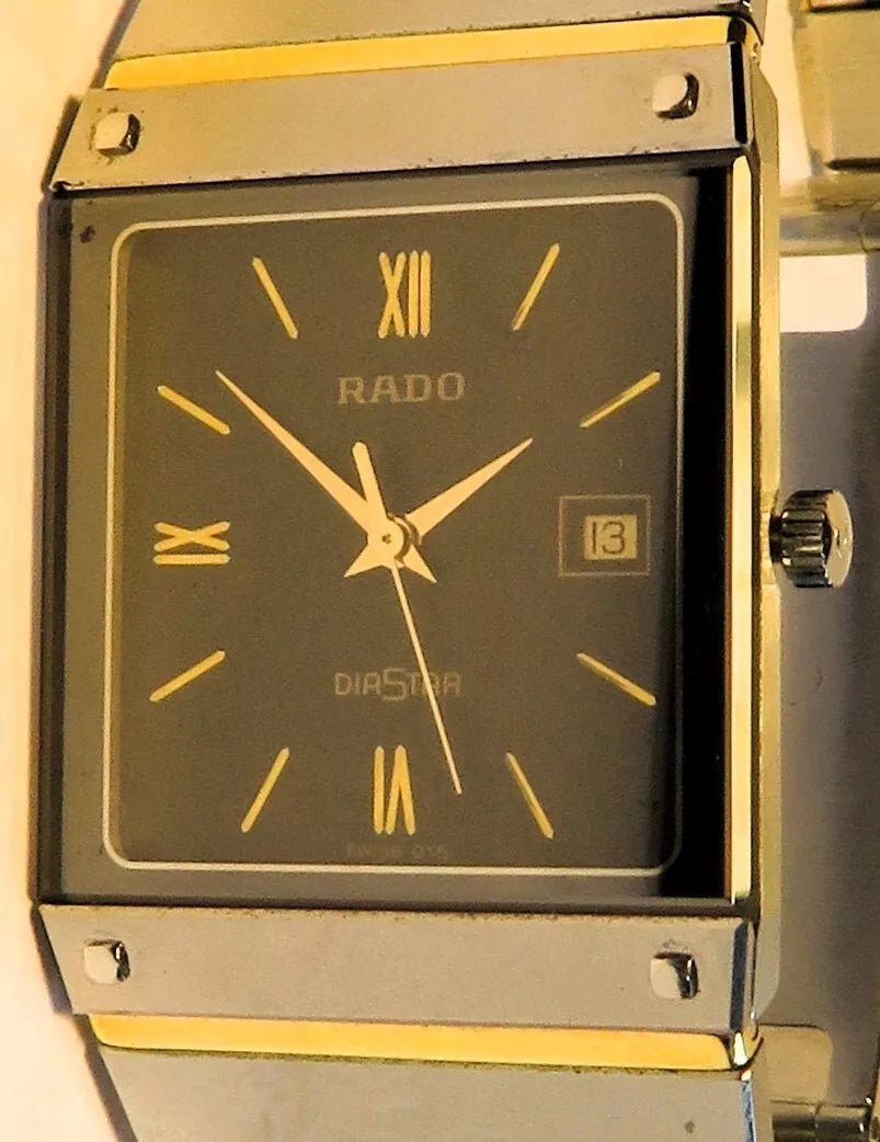 Rado Diastar Ceramica HAU Stahl Gold Quarz Fullset OVP 1.100, - Euro Goldwert - Sammler - Uhren