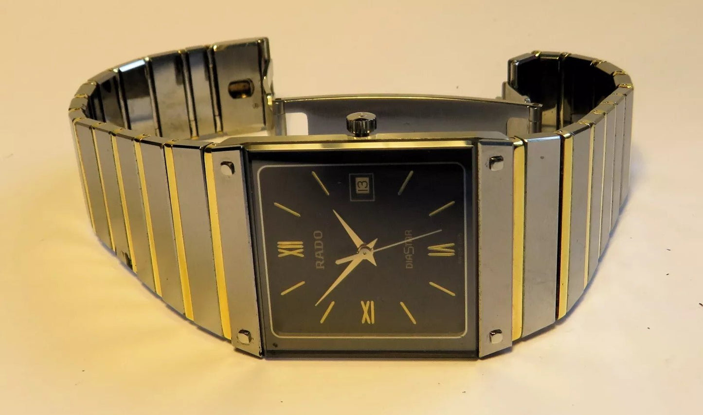 Rado Diastar Ceramica HAU Stahl Gold Quarz Fullset OVP 1.100, - Euro Goldwert - Sammler - Uhren