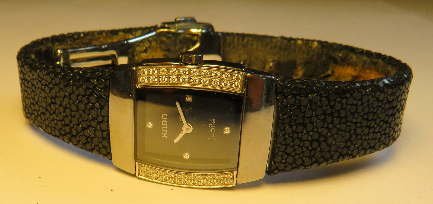 Rado Jubilé Sinatra Ceramica Damen Armbanduhr Quarz 44 Diamanten / Brillanten - Sammler - Uhren