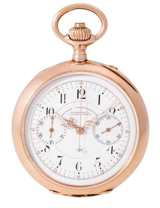 Register Chronograph A. Lange & Söhne Viertel Repetition Quarter 585 14K Gold - Sammler - Uhren