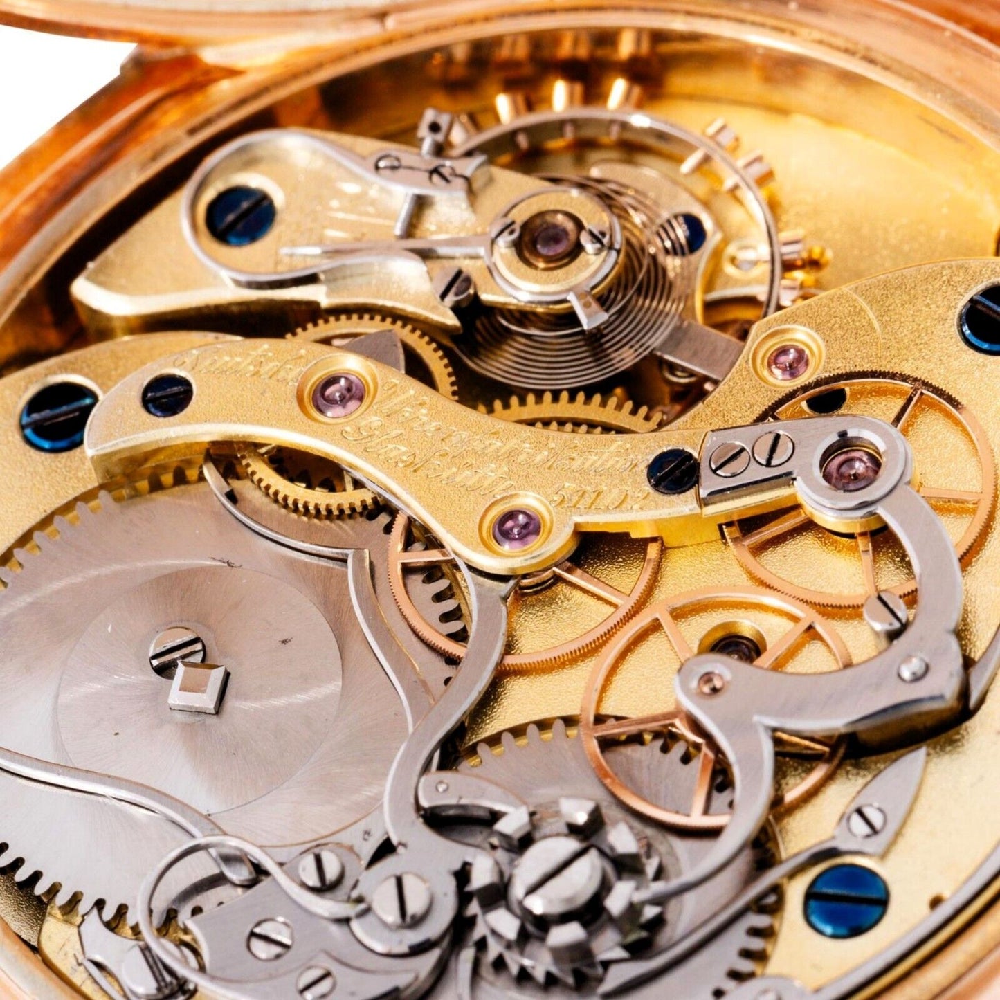 Register Chronograph A. Lange & Söhne Viertel Repetition Quarter 585 14K Gold - Sammler - Uhren