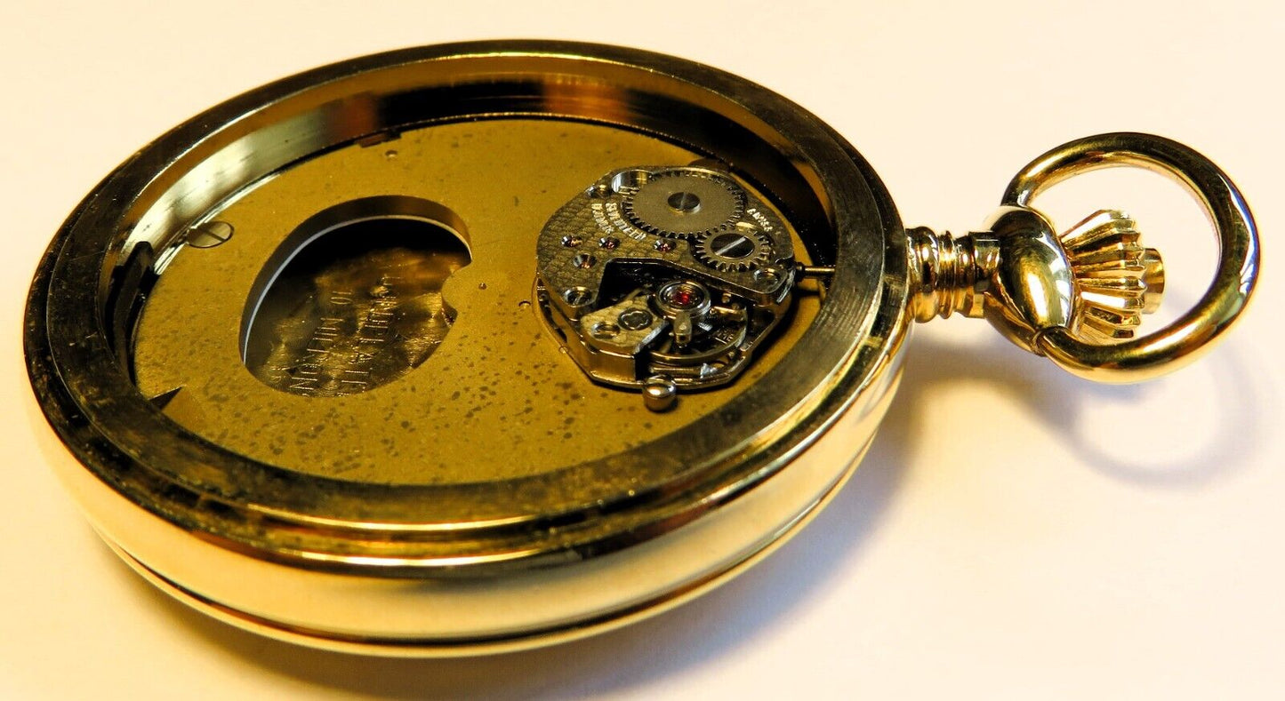 Reuge Swiss große - 50mm - Taschenuhr Musik Walzen Spielwerk Walzenspieluhr - Sammler - Uhren