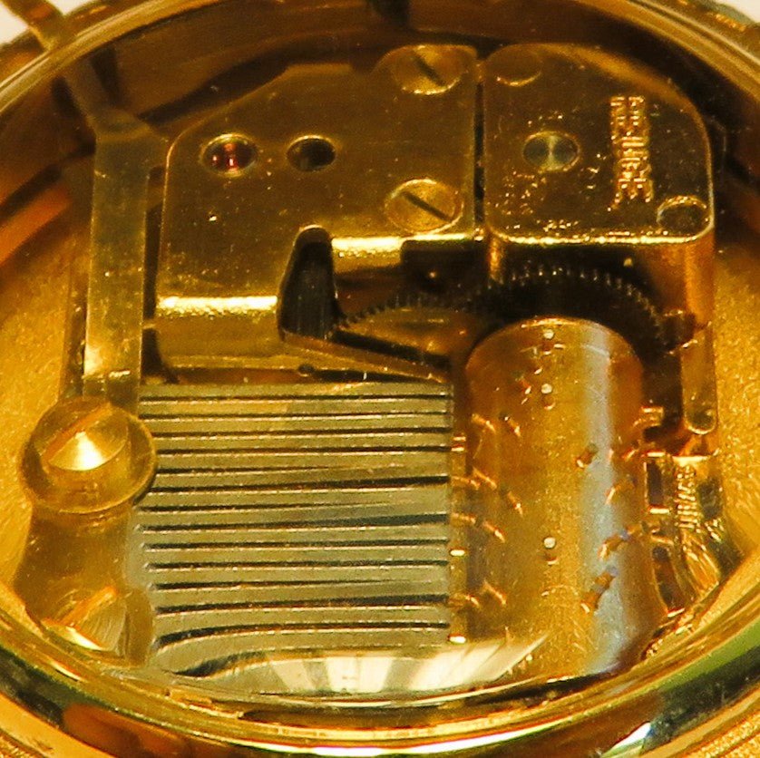 Reuge Swiss kleine Taschenuhr Musik Walzen Spielwerk Walzenspieluhr - Sammler - Uhren