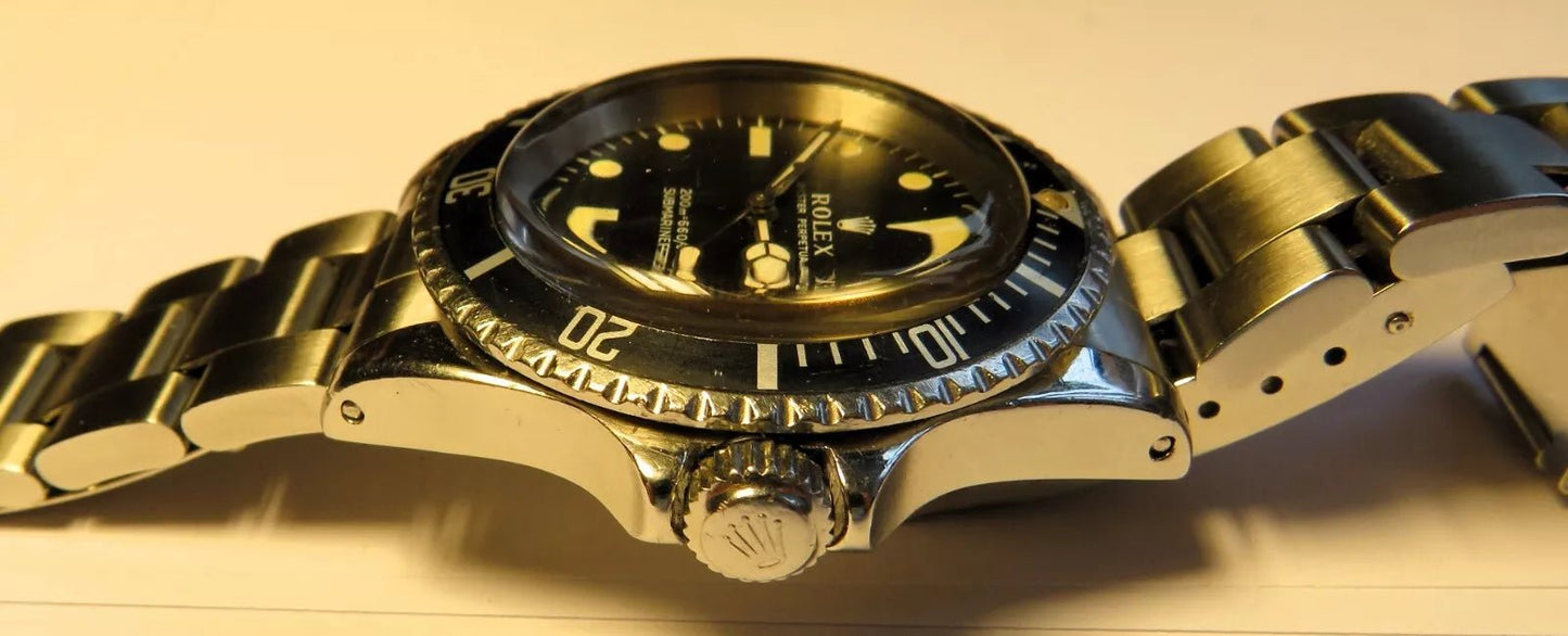 Rolex Submariner Automatik Taucher 5513 Caliber 1520 aus ca. 1966 Revision neu! - Sammler - Uhren