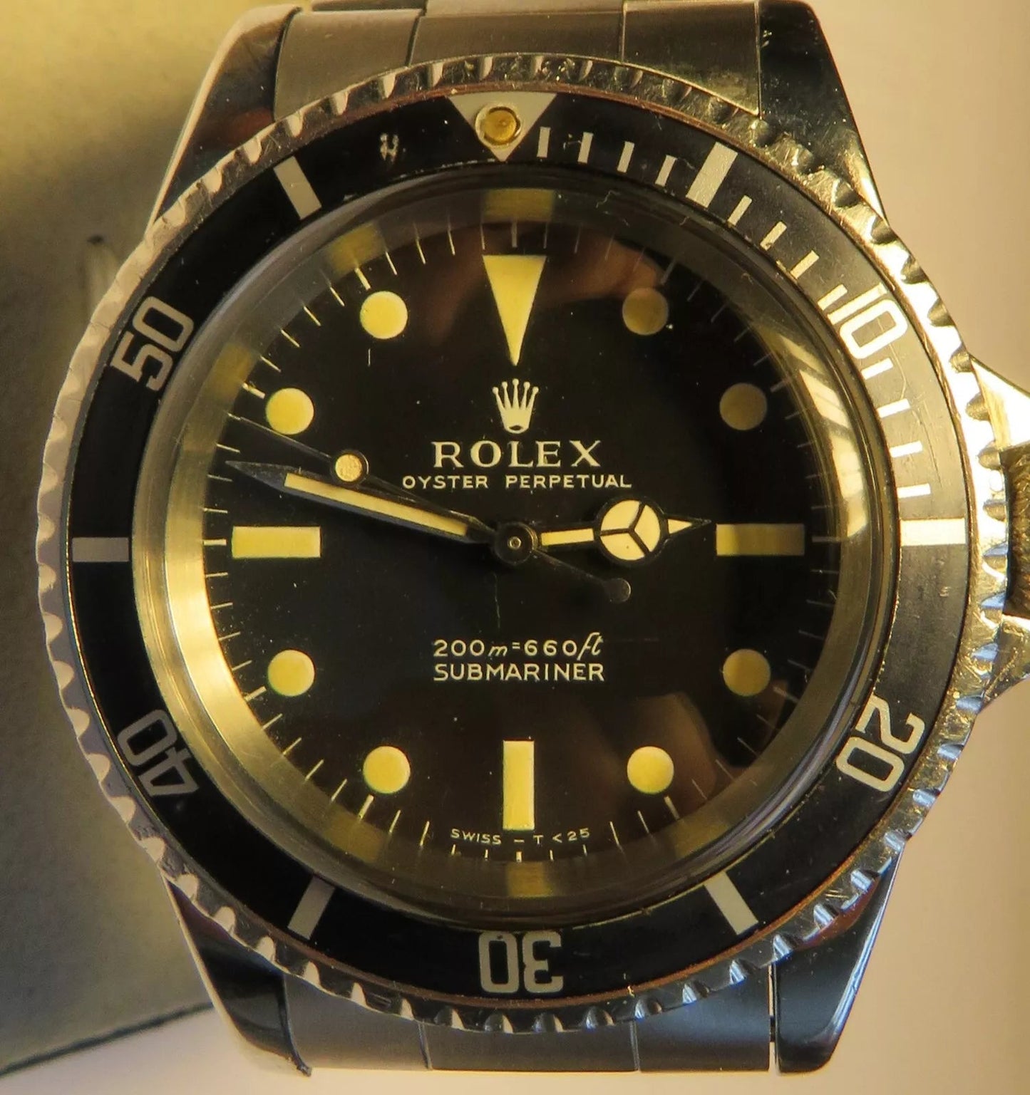 Rolex Submariner Automatik Taucher 5513 Caliber 1520 aus ca. 1966 Revision neu! - Sammler - Uhren