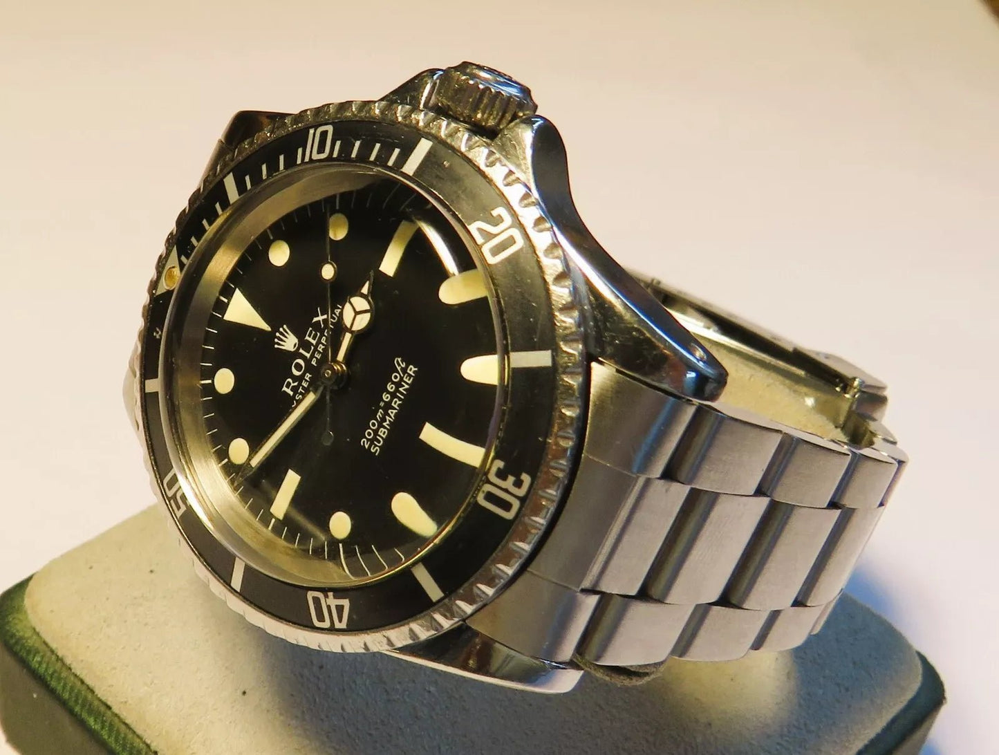 Rolex Submariner Automatik Taucher 5513 Caliber 1520 aus ca. 1966 Revision neu! - Sammler - Uhren