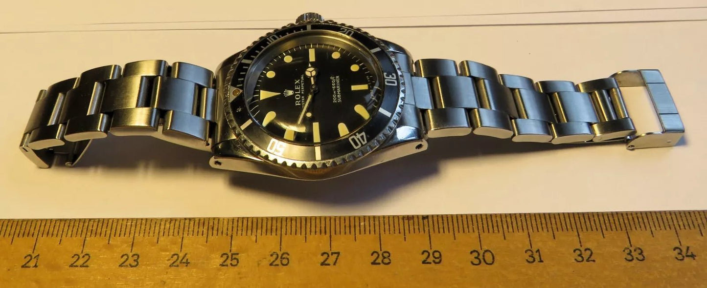 Rolex Submariner Automatik Taucher 5513 Caliber 1520 aus ca. 1966 Revision neu! - Sammler - Uhren
