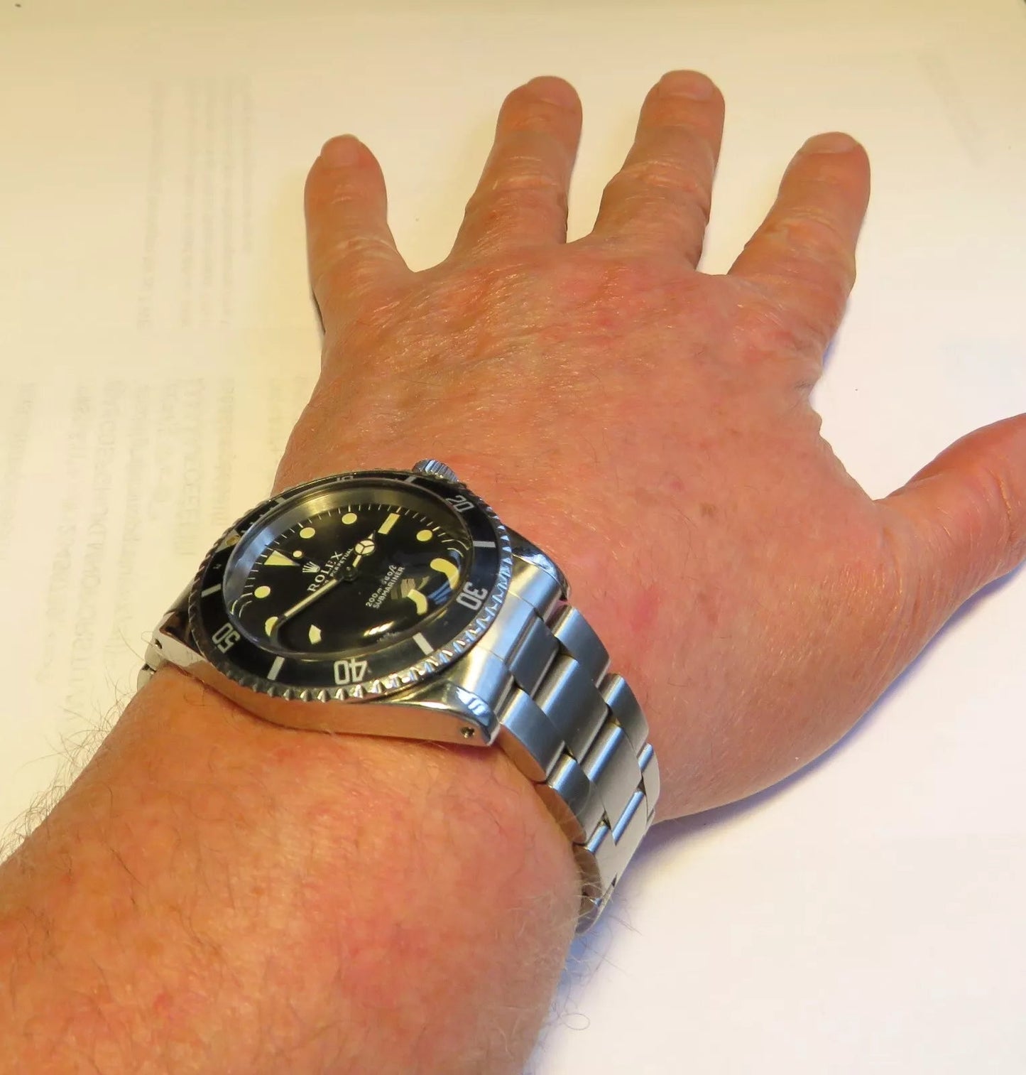 Rolex Submariner Automatik Taucher 5513 Caliber 1520 aus ca. 1966 Revision neu! - Sammler - Uhren