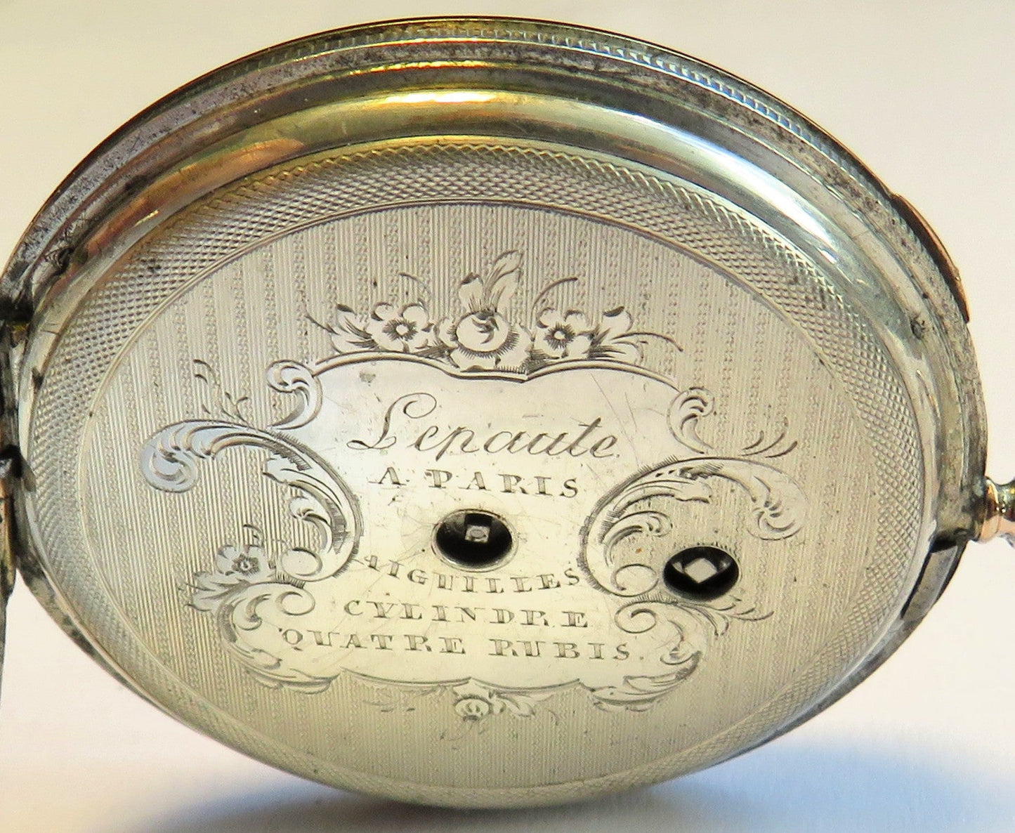 Seltenste Jean Lapaute a Paris Silber Taschenuhr ca. 1780 königlicher Uhrmacher - Sammler - Uhren