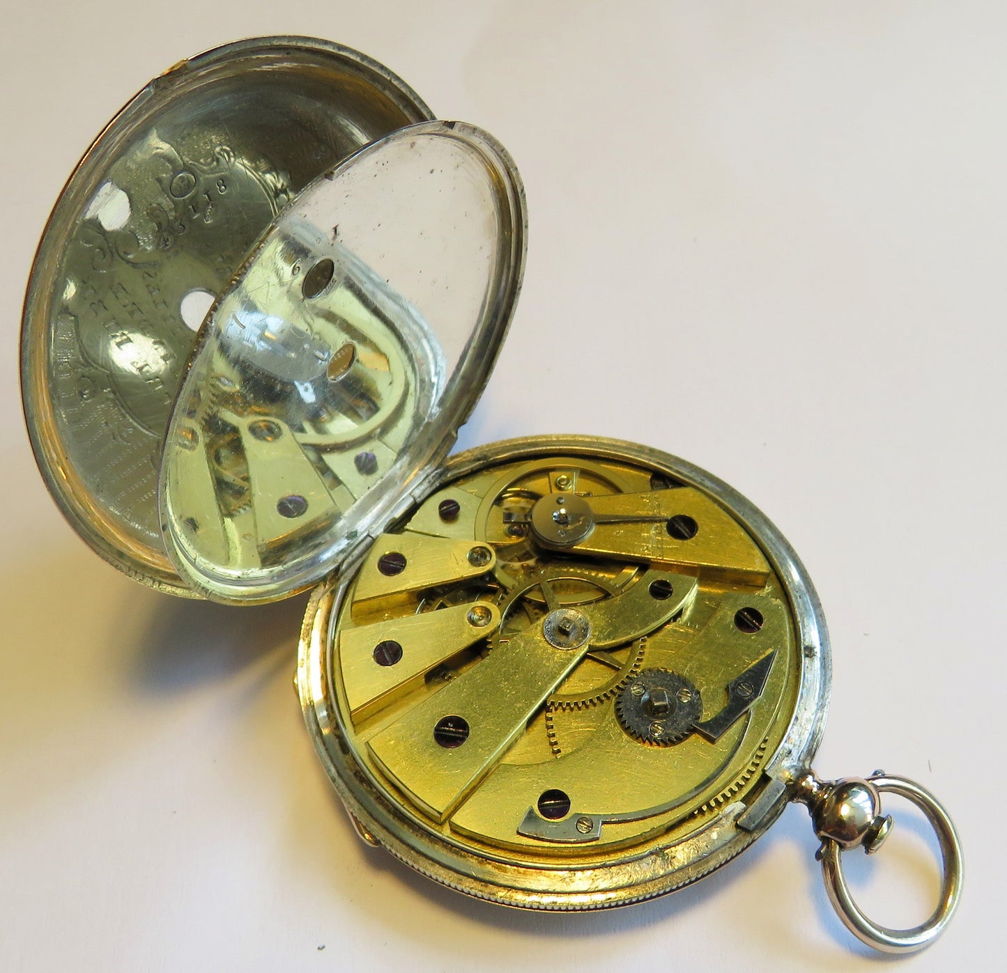Seltenste Jean Lapaute a Paris Silber Taschenuhr ca. 1780 königlicher Uhrmacher - Sammler - Uhren