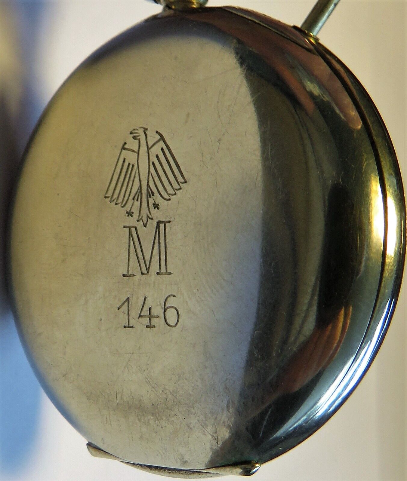 Seltenste Junghans voll signierte Artillerie Stoppuhr Kriegsmarine 1. Weltkrieg - Sammler - Uhren