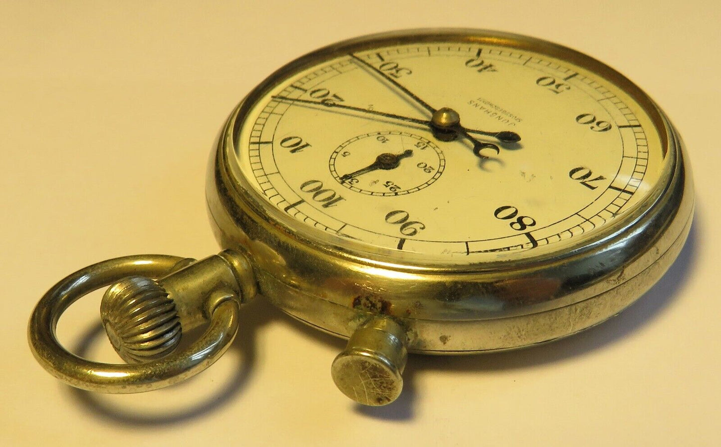 Seltenste Kaliber 29 II orig. Junghans Rattrapante Stoppuhr 2. Weltkrieg WK 2 II - Sammler - Uhren