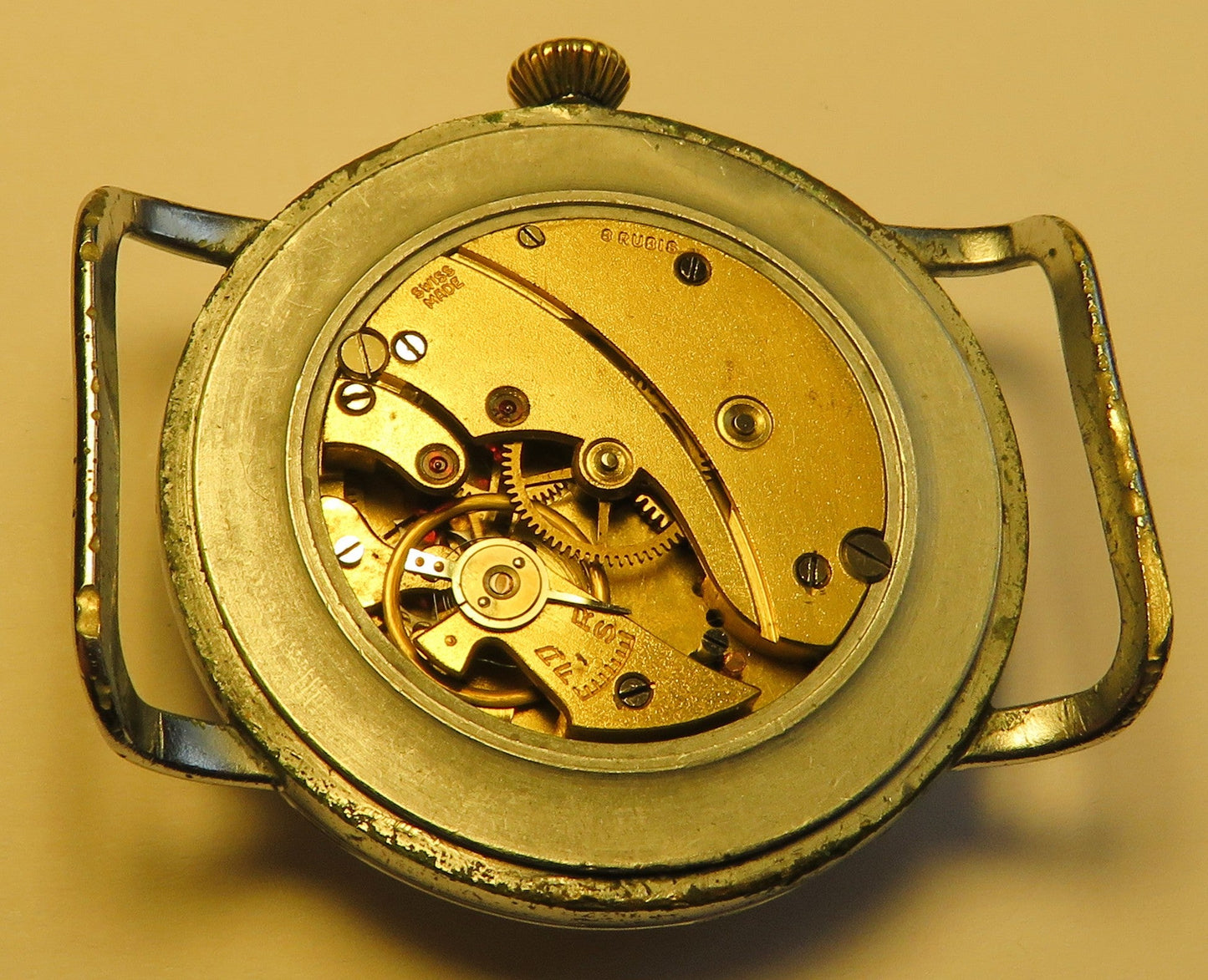 Senna frühe Pfeilindex Fliegeruhr Pilot Watch Reichsluftwaffe 1930 WK2 läuft - Sammler - Uhren