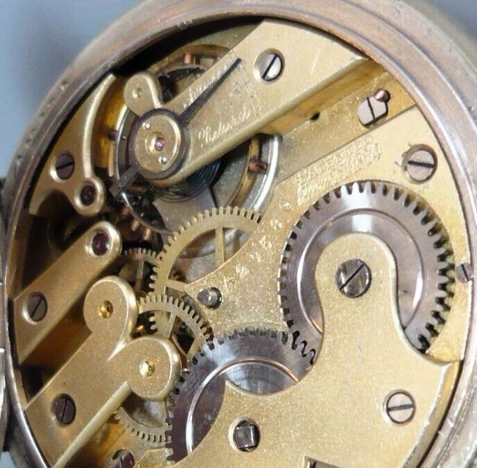 Stauffer & Co Son Atlas IWC einmalige, antike Eisenbahn Kutscher Uhr 70mm (!!) - Sammler - Uhren