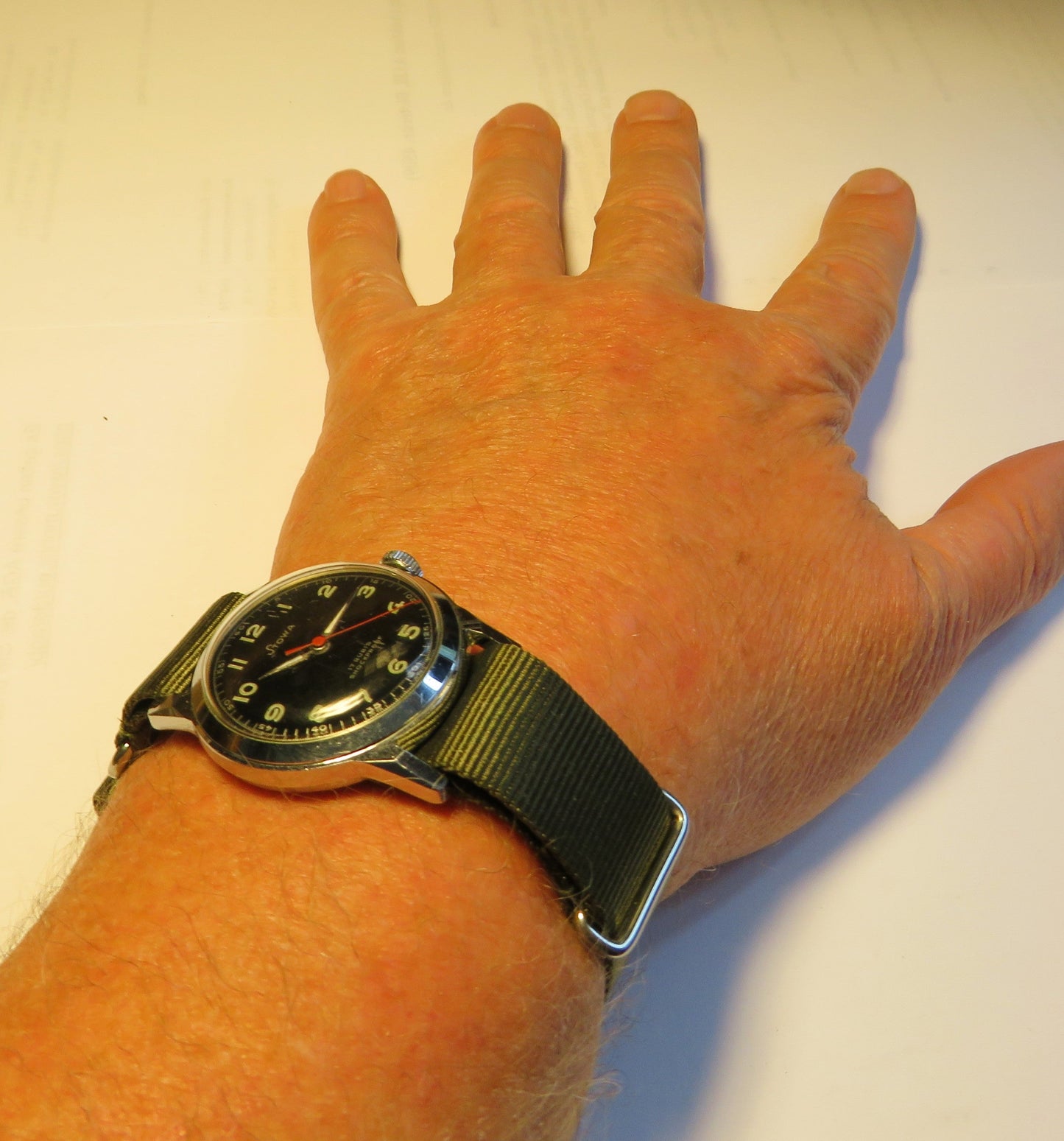 Stowa 422 Armée Francaise Dienstuhr Fliegeruhr Kriegsreparatur nur 3000 Stück! - Sammler - Uhren