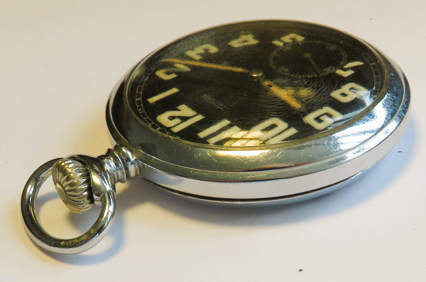 Teutonia Dienstuhr Beobachtungsuhr B - Uhr TAU Wehrmacht 2. Weltkrieg WK 2 WW2 - Sammler - Uhren