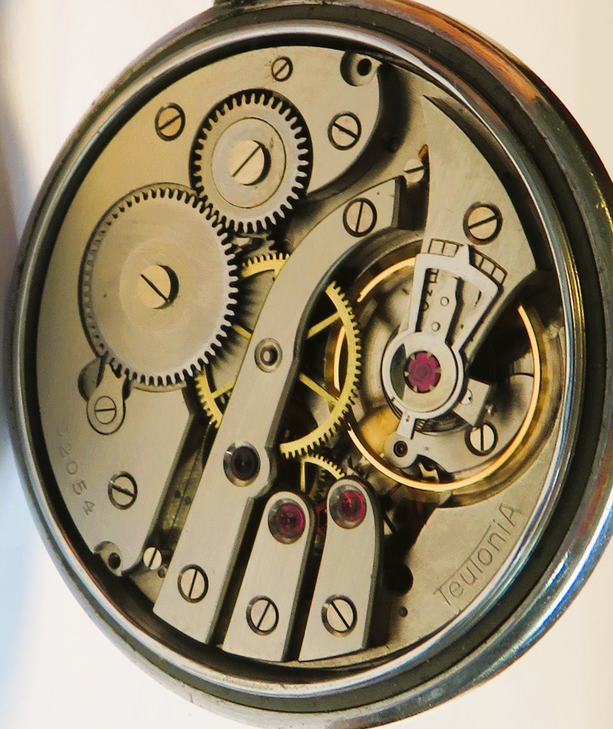 Teutonia Dienstuhr Beobachtungsuhr B - Uhr TAU Wehrmacht 2. Weltkrieg WK 2 WW2 - Sammler - Uhren