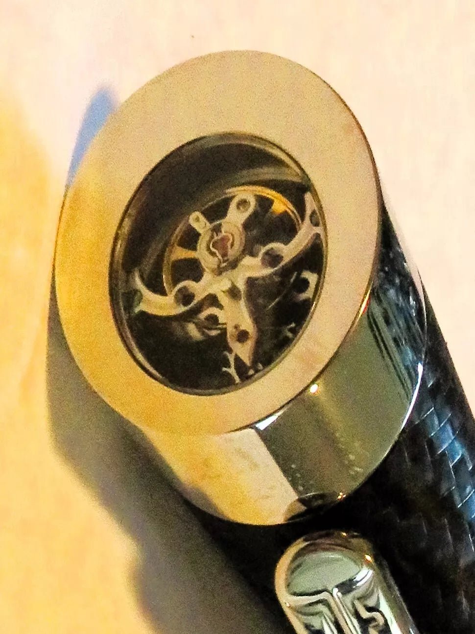 TF Tourbillon Kugelschreiber Uhrwerk Ball Pen Uhr Watch aus 1968 Fullset mit OVP - Sammler - Uhren