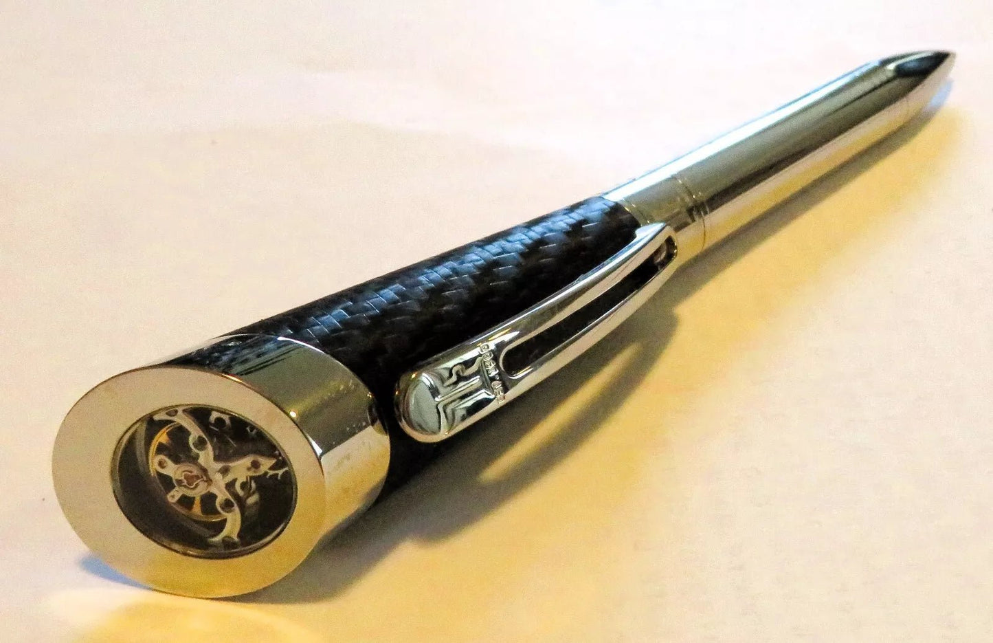 TF Tourbillon Kugelschreiber Uhrwerk Ball Pen Uhr Watch aus 1968 Fullset mit OVP - Sammler - Uhren