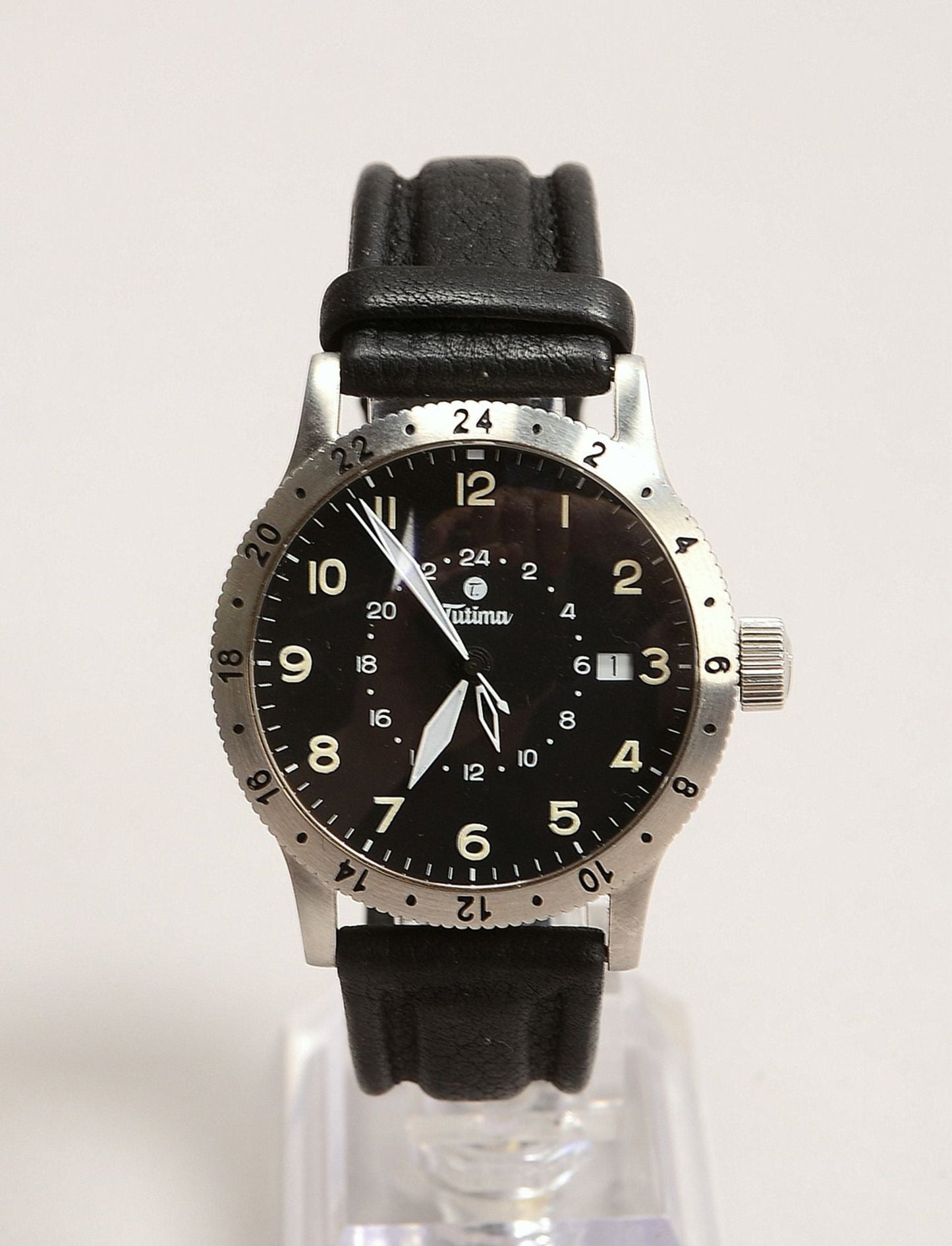 Tutima FXT UTC Automatik, Modell '633' drehbare Lünette 2 Zeitzonen Fullset OVP - Sammler - Uhren