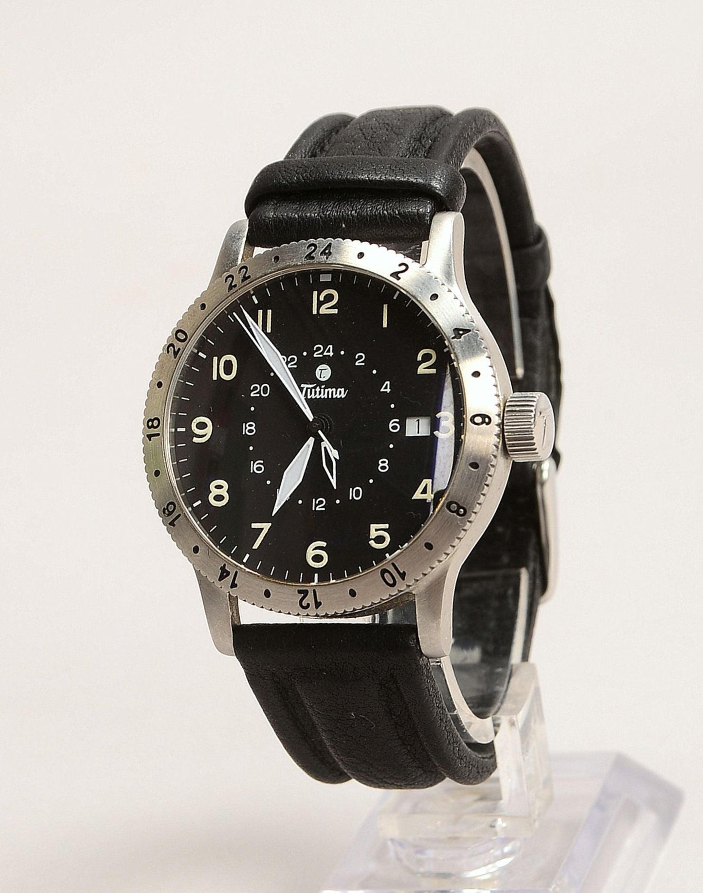 Tutima FXT UTC Automatik, Modell '633' drehbare Lünette 2 Zeitzonen Fullset OVP - Sammler - Uhren