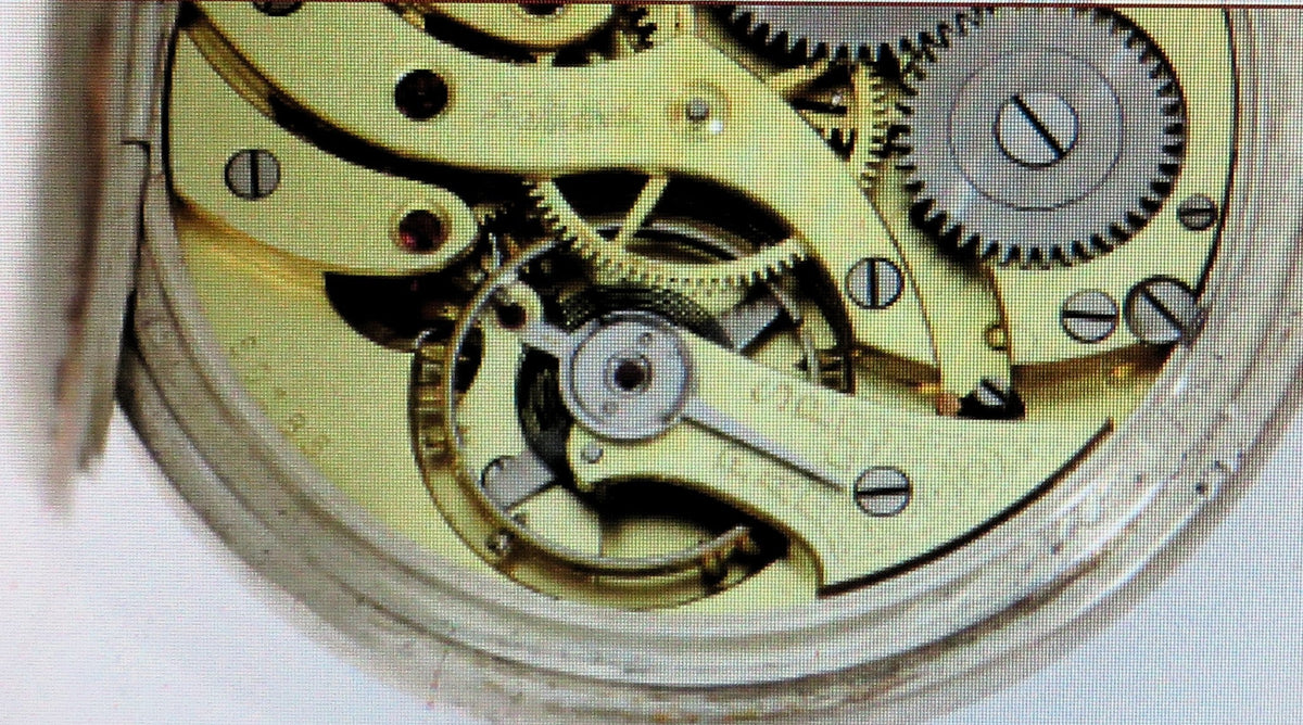 Tutima Urofa Glashütte seltenstes Kaliber 19 0,800 Silber Herren Taschenuhr - Sammler-Uhren