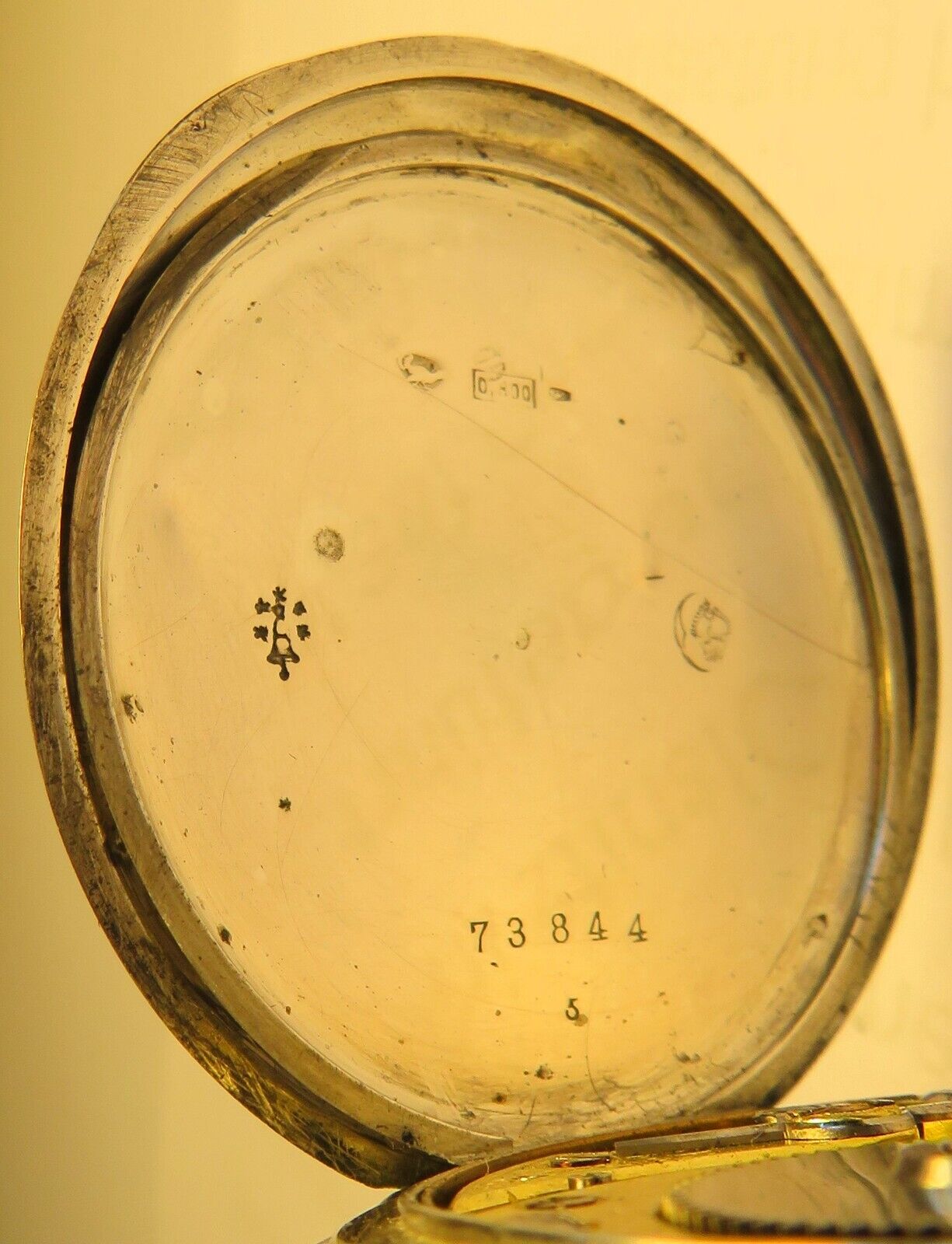 Union Glocke Glashütte Dürrstein TU 0,900 Silber Dreiviertelplatine - Sammler - Uhren